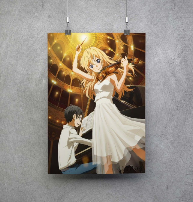 Poster Shigatsu wa kimi no uso