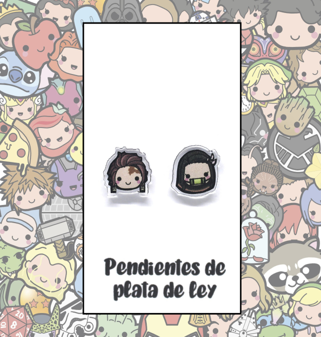 Pendientes Plata Kamado...