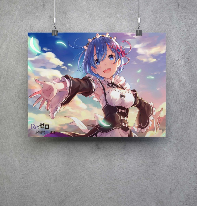 Poster rem de re:zero  ver.2