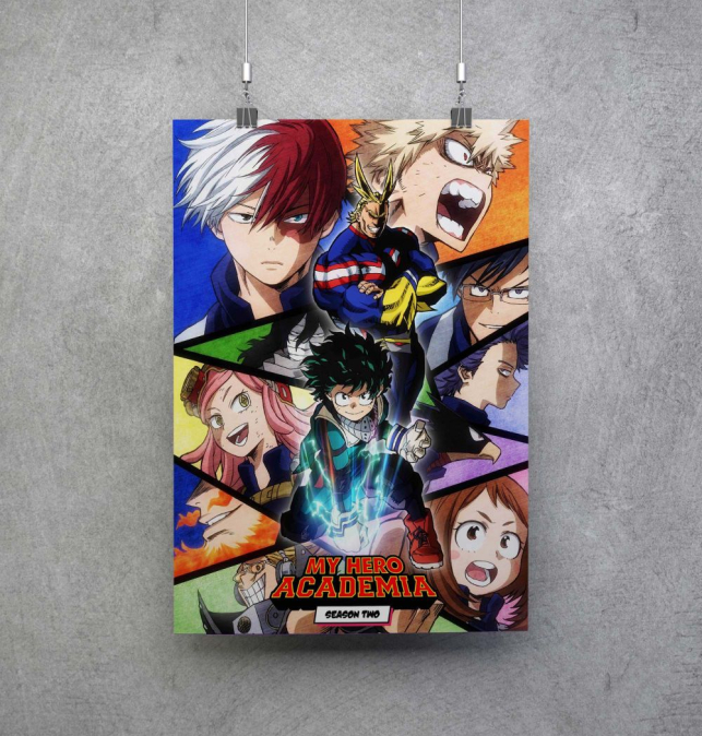 Poster Boku no hero ver.3