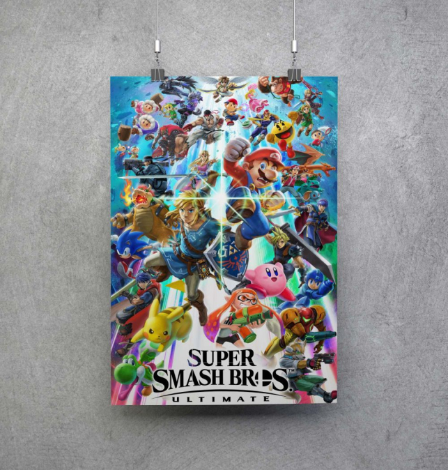 Poster Super Smash Brawl...