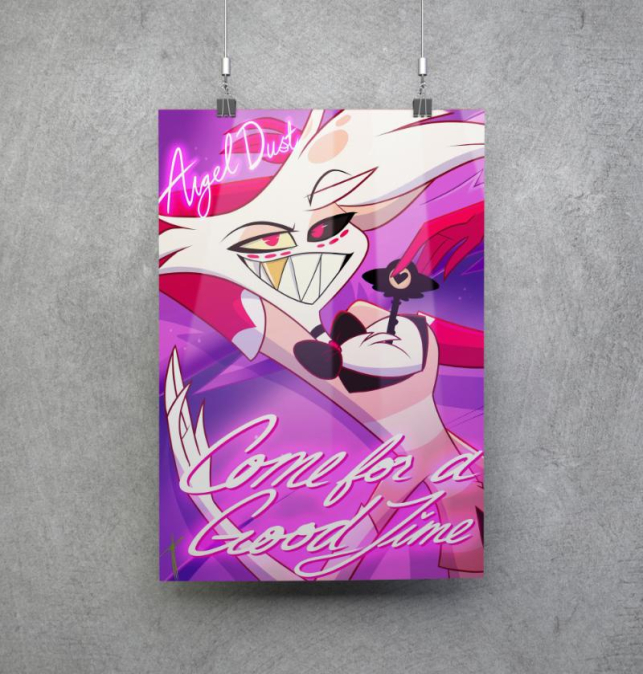 Poster Angel Dust Hazbin Hotel