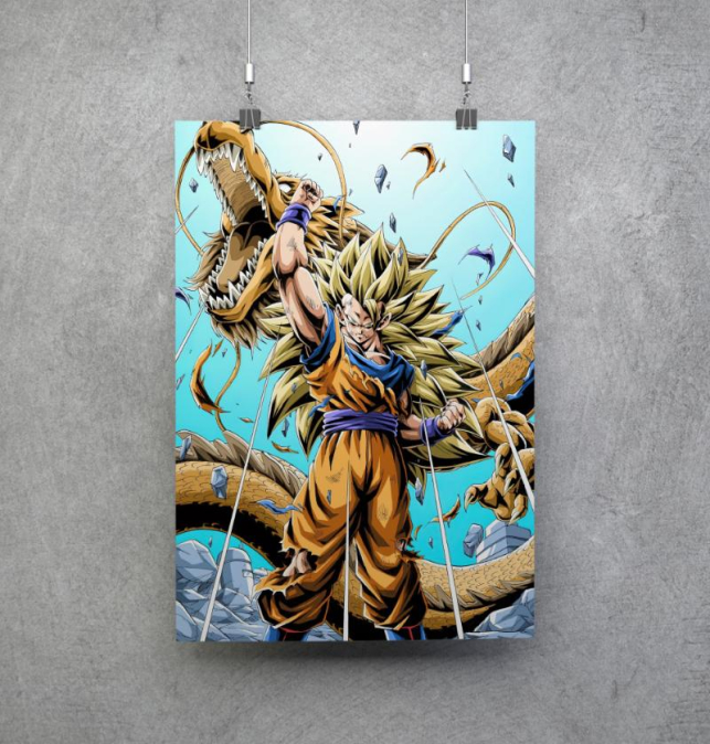 Poster Goku SSJ3 Dragon Ball Z