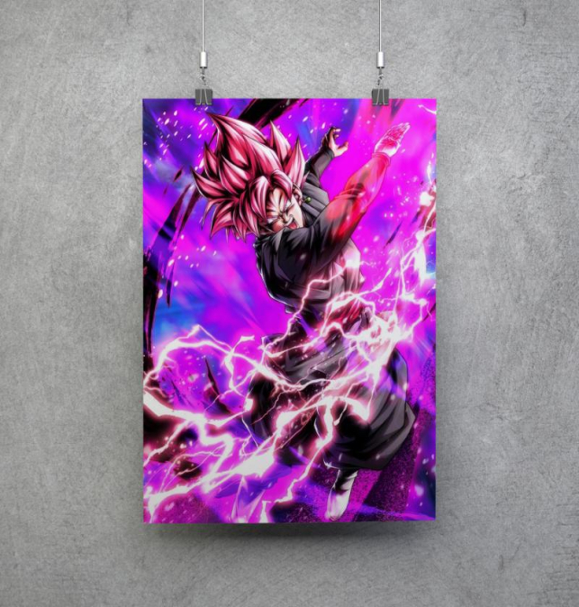 Poster Goku Black Rose...