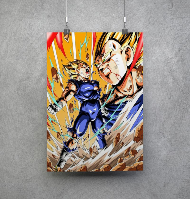 Poster Majin Vegeta de...