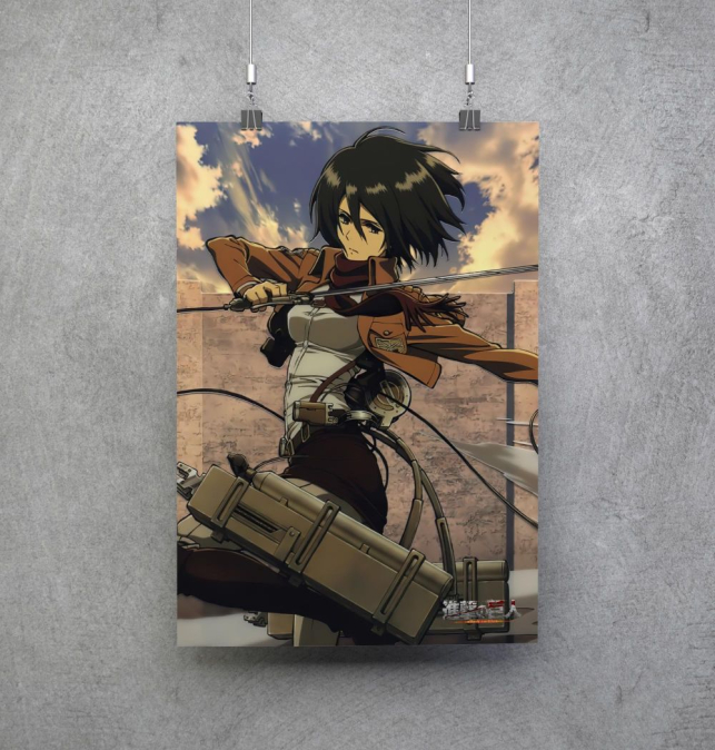 Poster Mikasa de Shingeki...