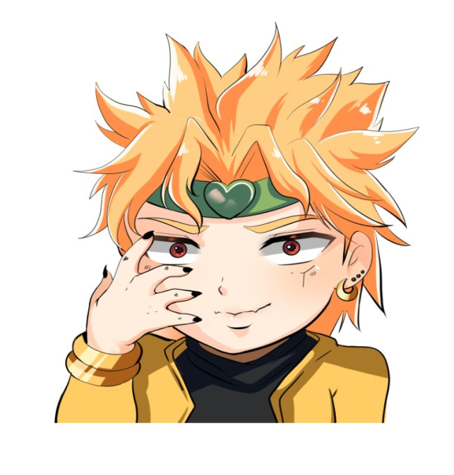 Sticker Dio de Jojo  Grande