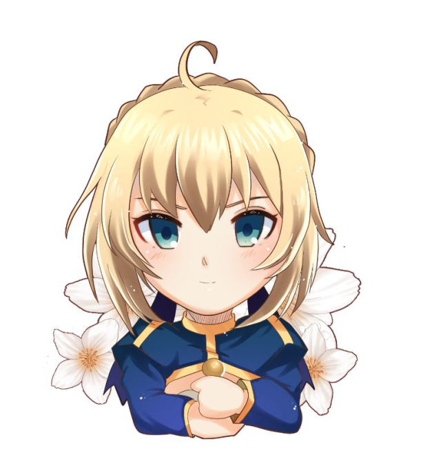 Sticker Saber de Fate Grande