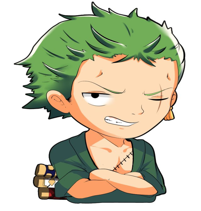 Sticker Zoro de One piece...