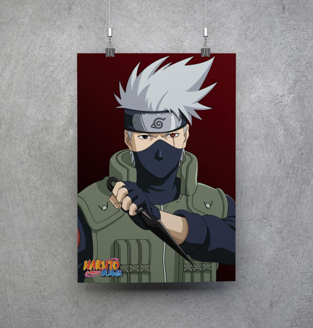 Poster Kakashi de Naruto