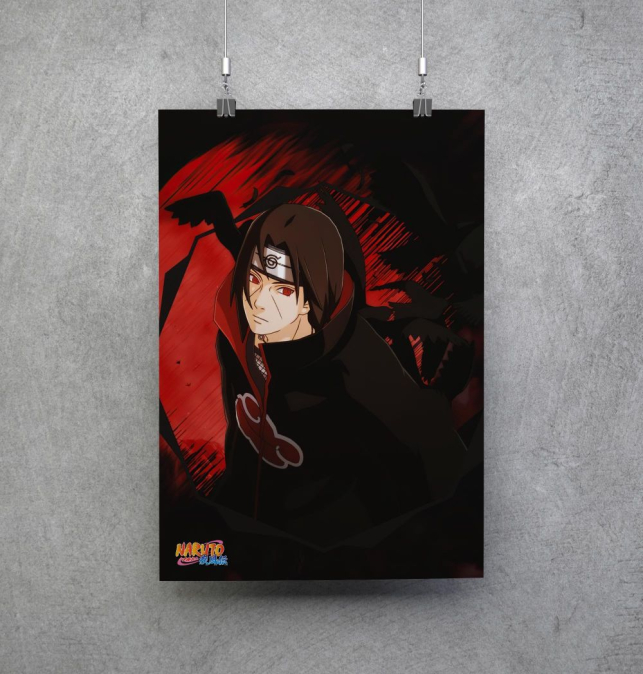 Poster itachi de Naruto