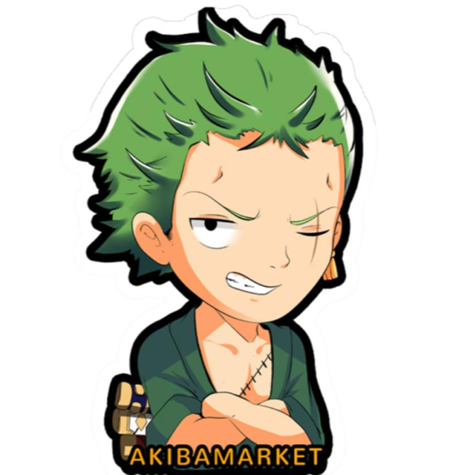 Sticker Zoro Pequeño