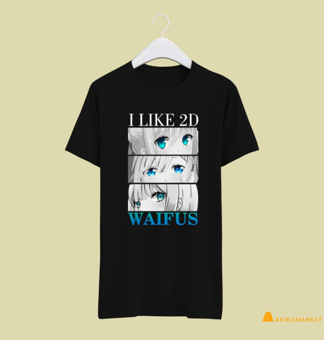 Camiseta I like Waifus (...