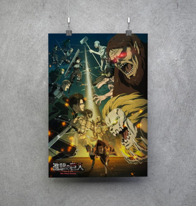 Poster  Shingeki no kyojin...