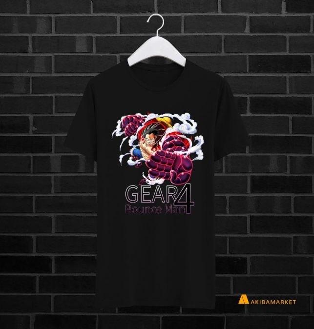 Camiseta Luffy Gear 4...