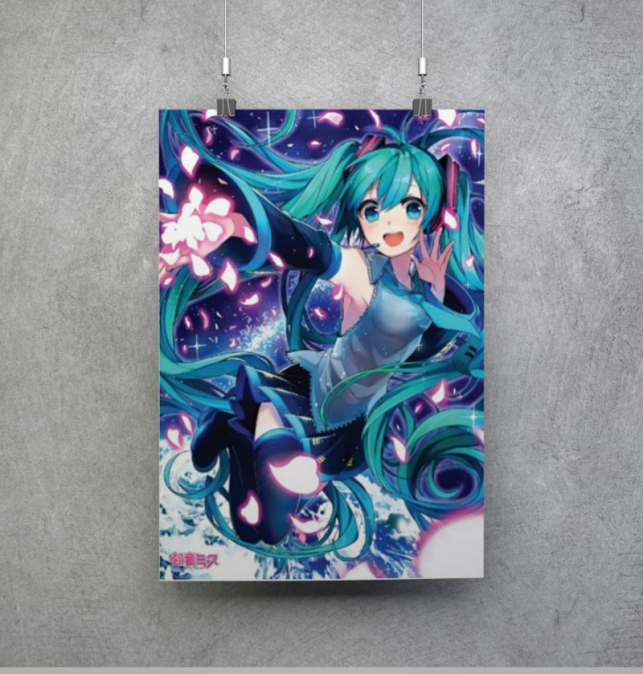 Poster Hatsune Miku - Vocaloid