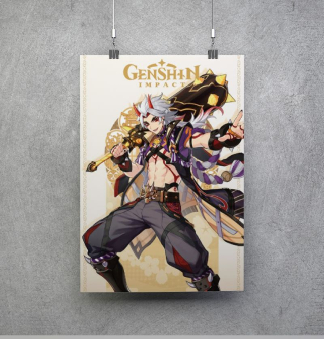 Poster Itto - Genshin Impact