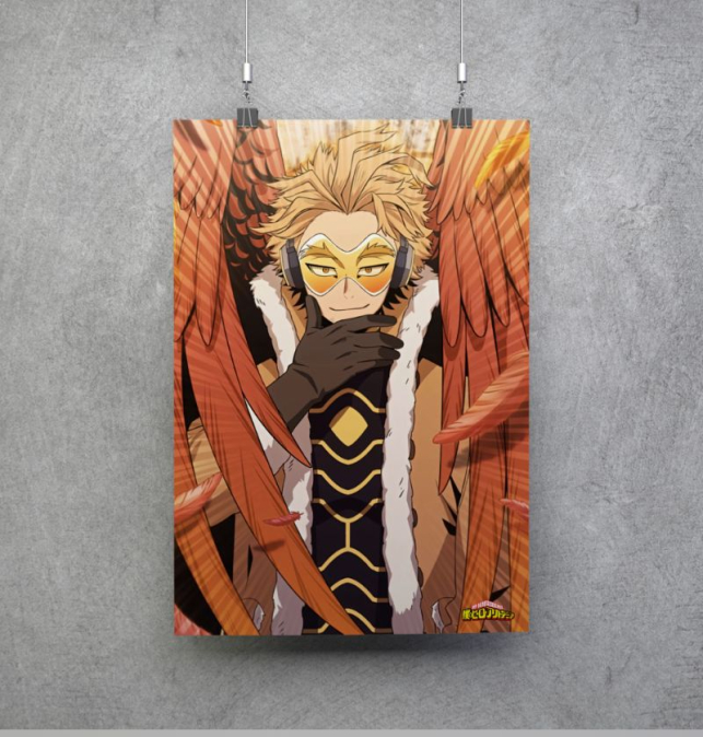 Póster Hawks - Boku no Hero