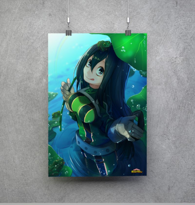 Póster Tsuyu - Boku no hero