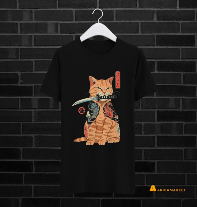 Camiseta Gato Yakuza