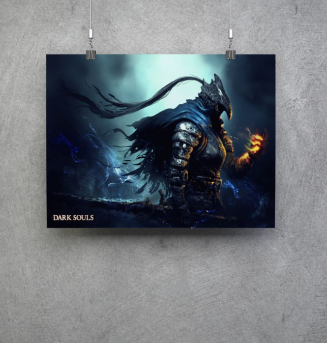 Poster Artorias de Dark souls