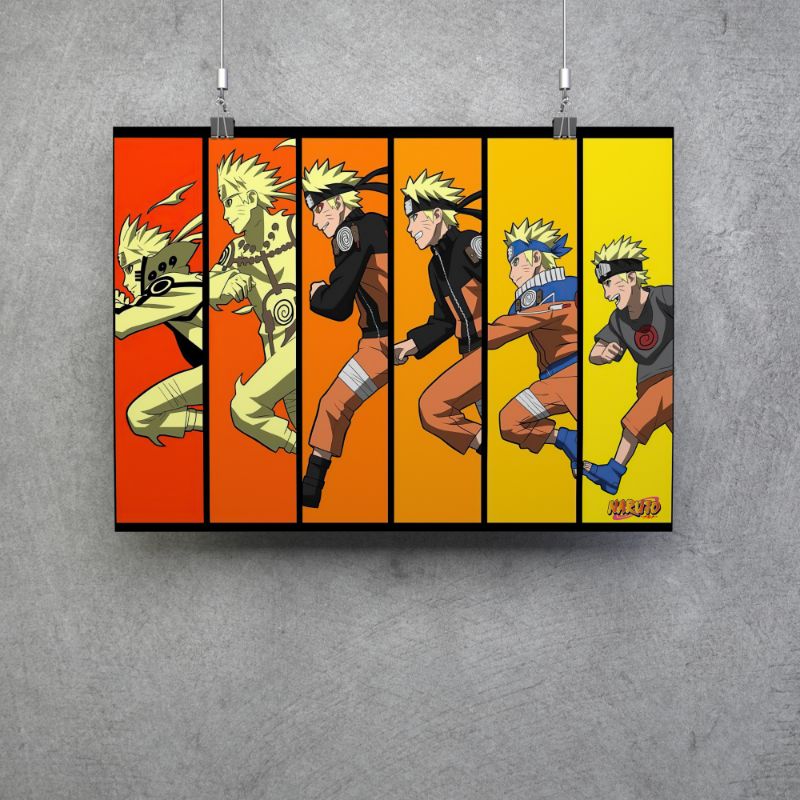 Naruto Shippuden Art Poster 2 Set - Anime and Manga