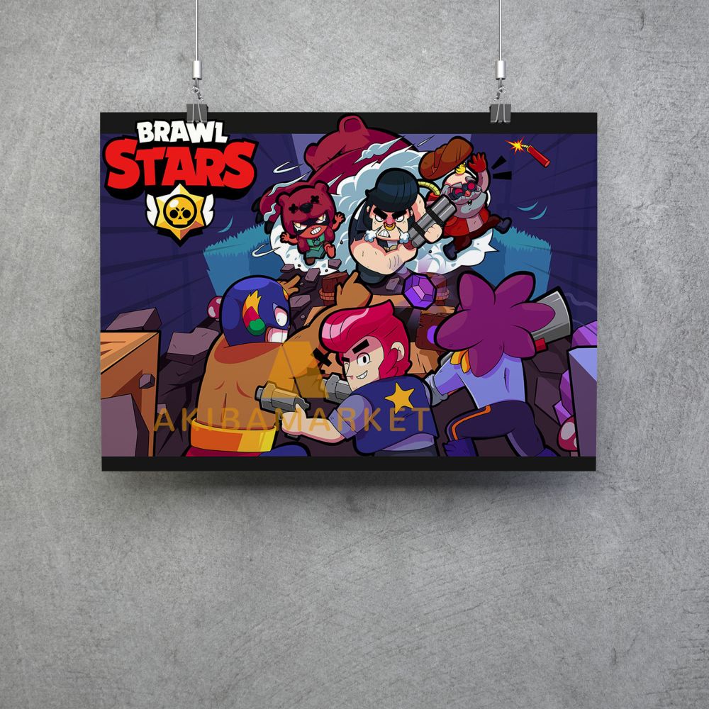 Poster Brawl Stars Tu Tienda Anime Alternativa - comprar figuras de brawl star