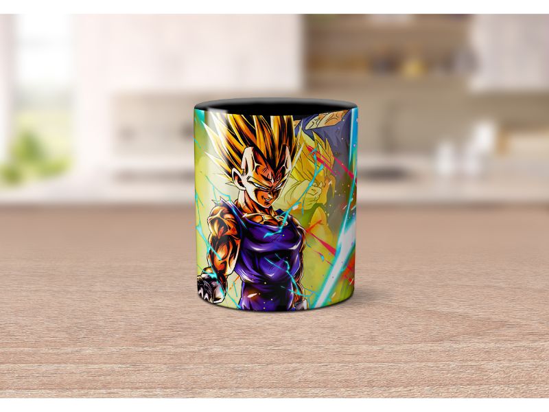 MERCHANDMANIA TAZA MAJIN VEGETA PRINCIPE SAIYAN SSJ2 original coffee  breakfast cocktail - AliExpress