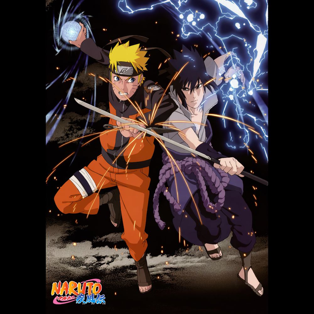 Naruto Shippuden Sasuke Vs Naruto Poster