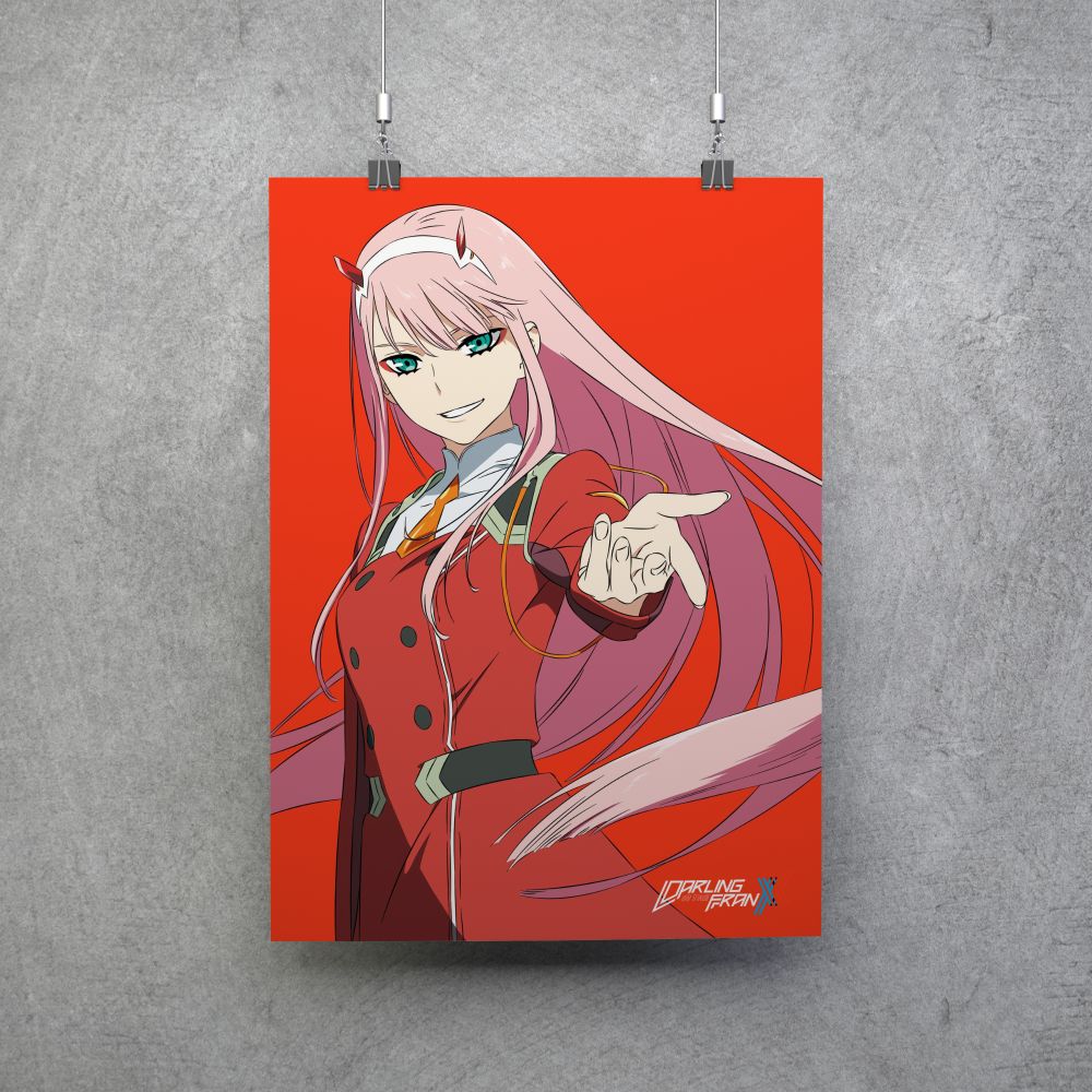 Poster Adesivo Anime Darling In The Franxx 002