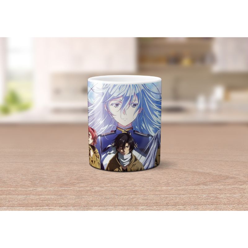 Caneca Fate Stay Night Faixa Personagens Anime 325ml Cerâmica