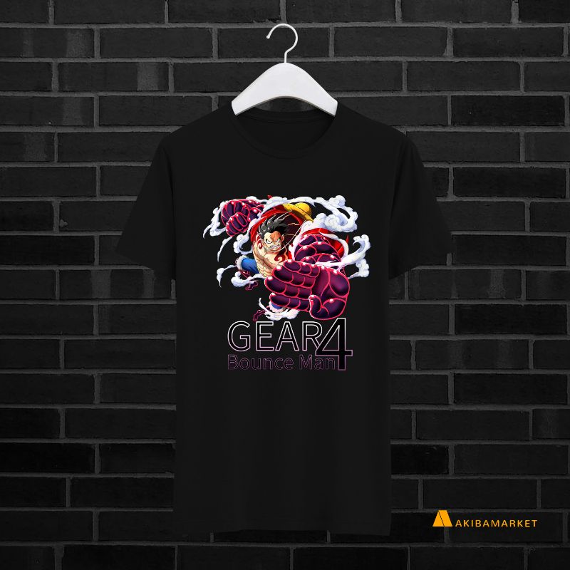 One Piece Luffy Gear 4 T-Shirt (Front & Back) – Vinyl Labz