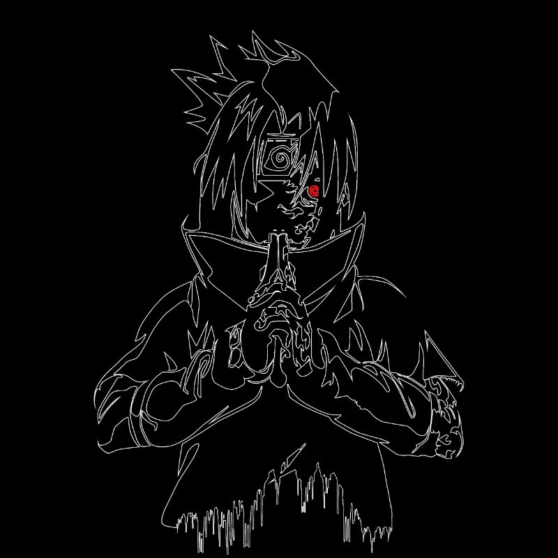 Naruto anime cartoon children's t-shirt Uchiha Sasuke Itachi