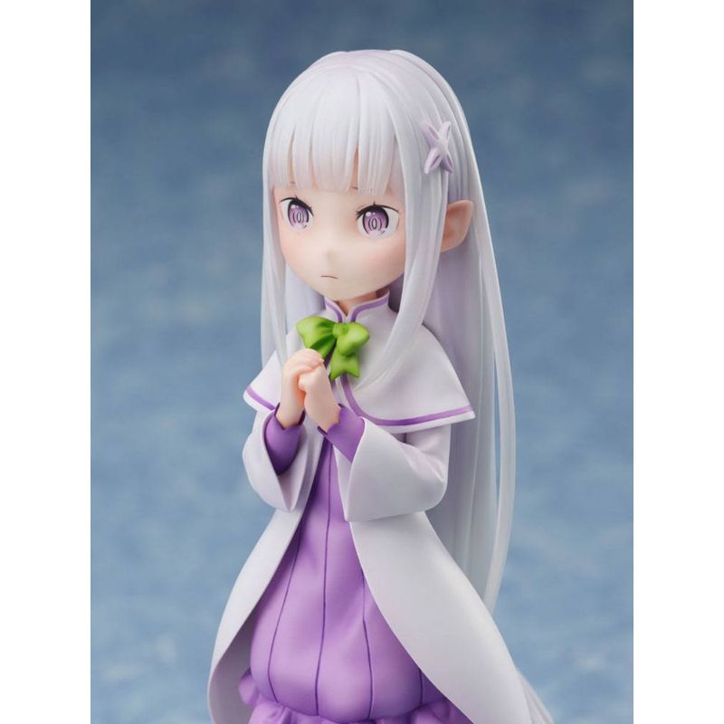 Anime 751 Re:Life in a different world from zero Emilia PVC Figure Status Toy NB 