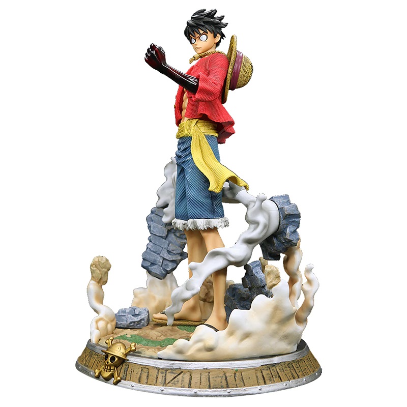 Figurine One Piece GK Luffy 37cm Jouet statue Anime Collection Figure manga  NEUF
