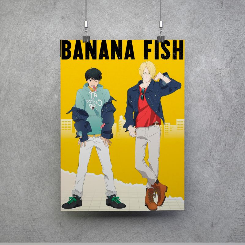 Banana Fish Official Art  Cartazes gráficos, Poster japonês