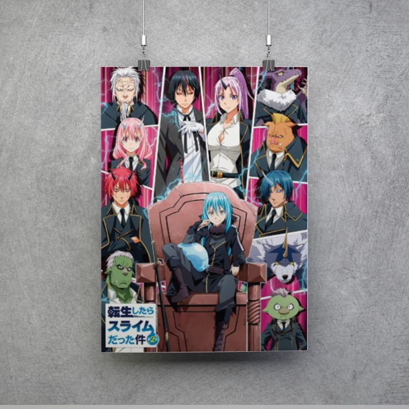 Quadro decorativo Tensei Shitara Slime Datta Ken Poster 02