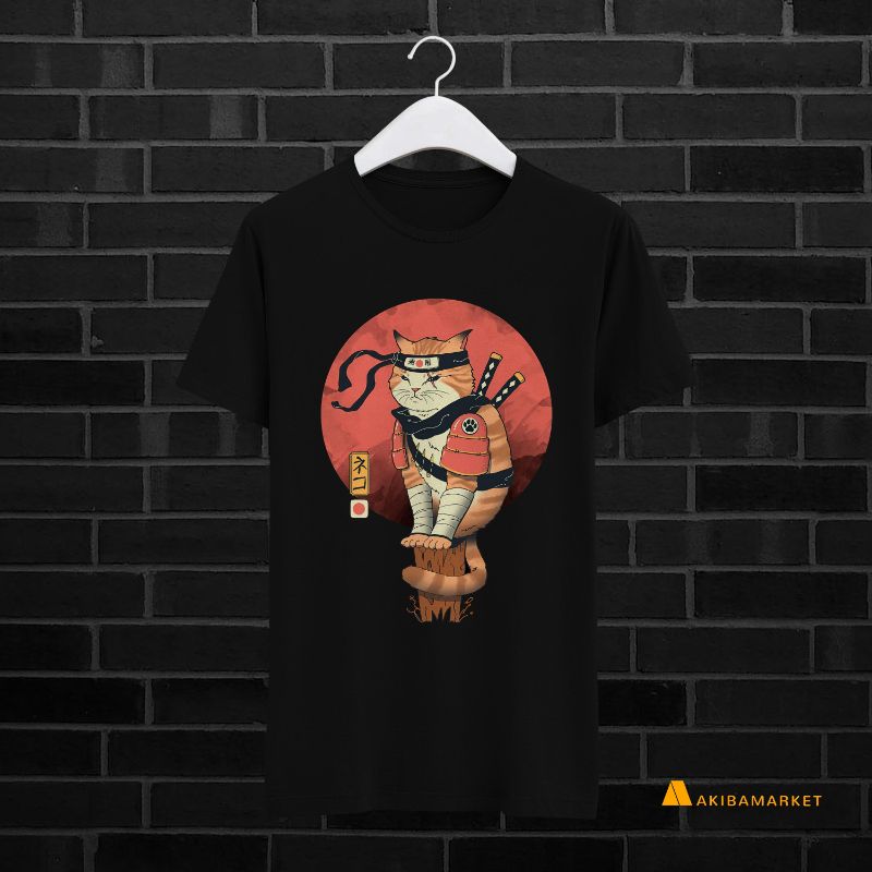 Ninja cat hotsell t shirt