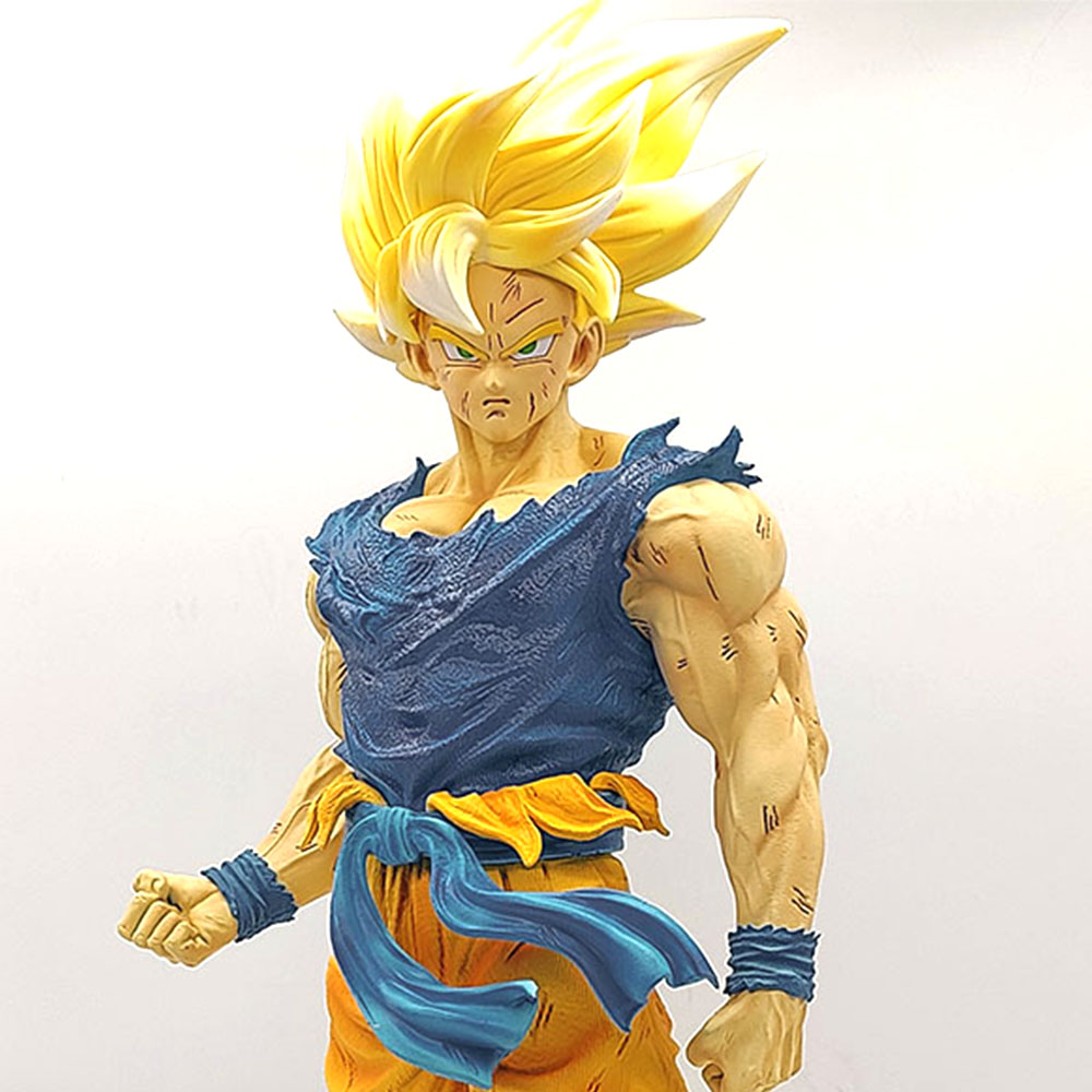 43Cm Gk Dragon Ball Figura de Ação Super Saiyan Son Goku Ssj1 Dois